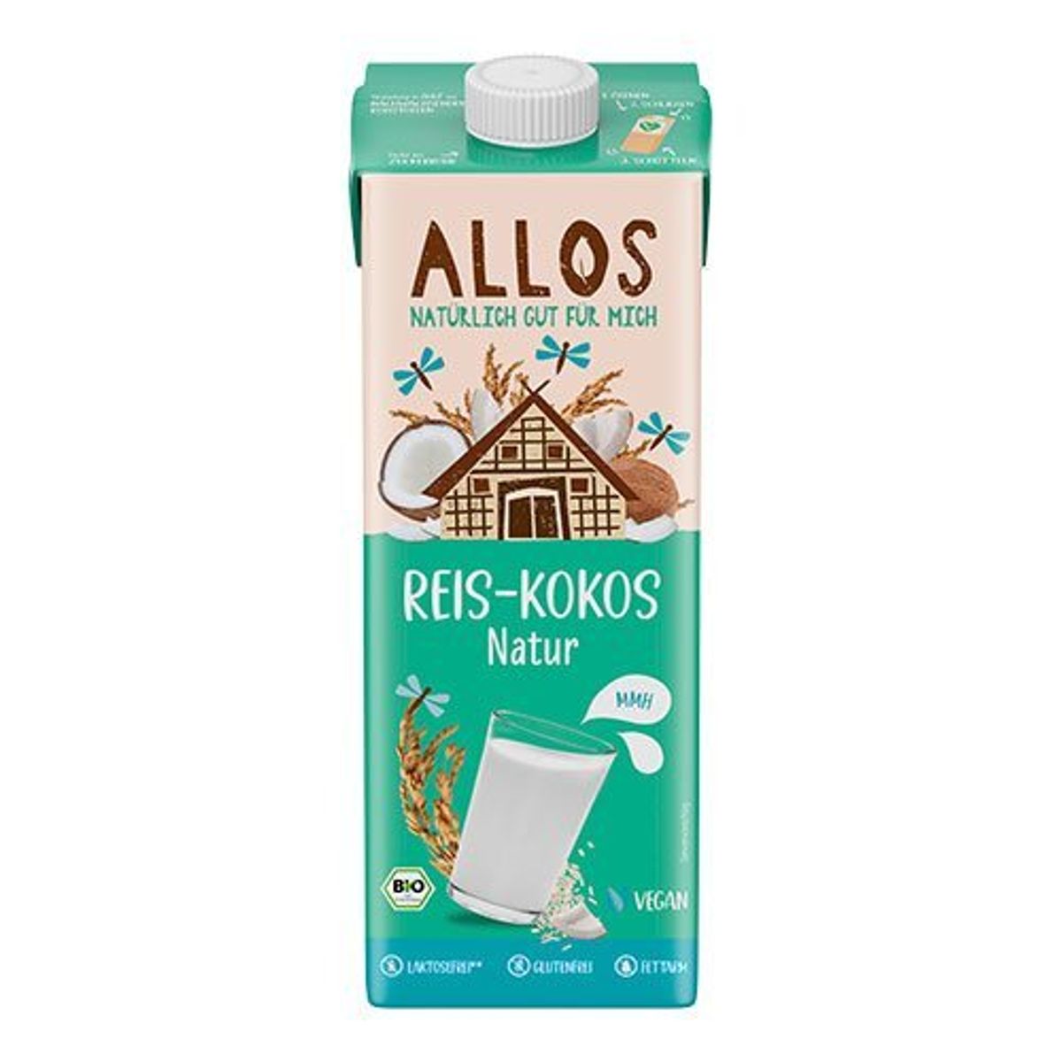 Allos Ris/kokosdrik Ø, 1 l