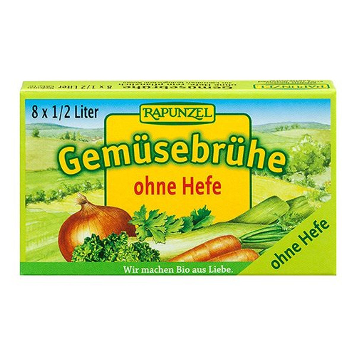 Bouillon vegetabilsk 8 tern u. gær Ø Rapunzel, 96g