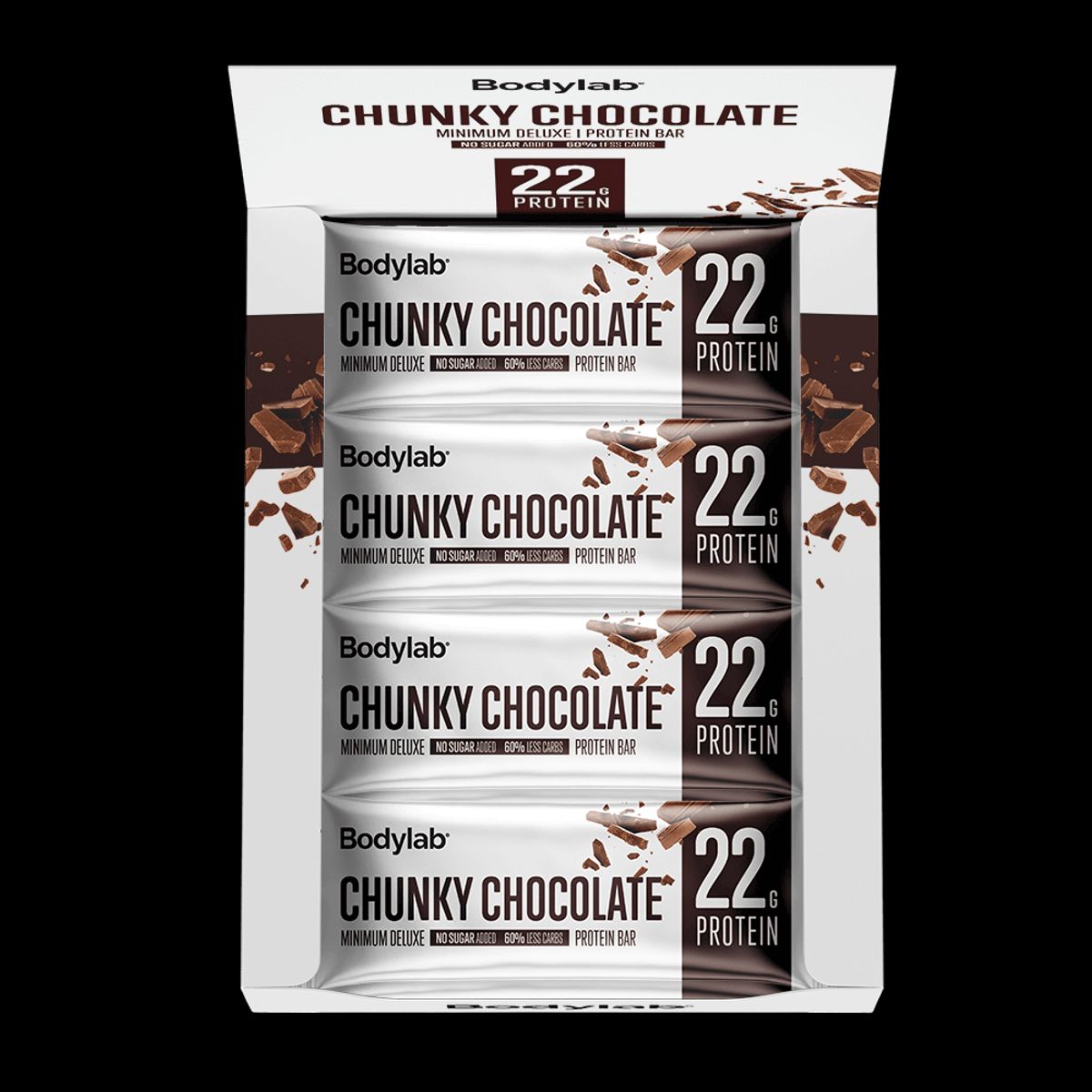 Bodylab Minimum Deluxe Protein Bar Chunky Chocolate, 12x65g.