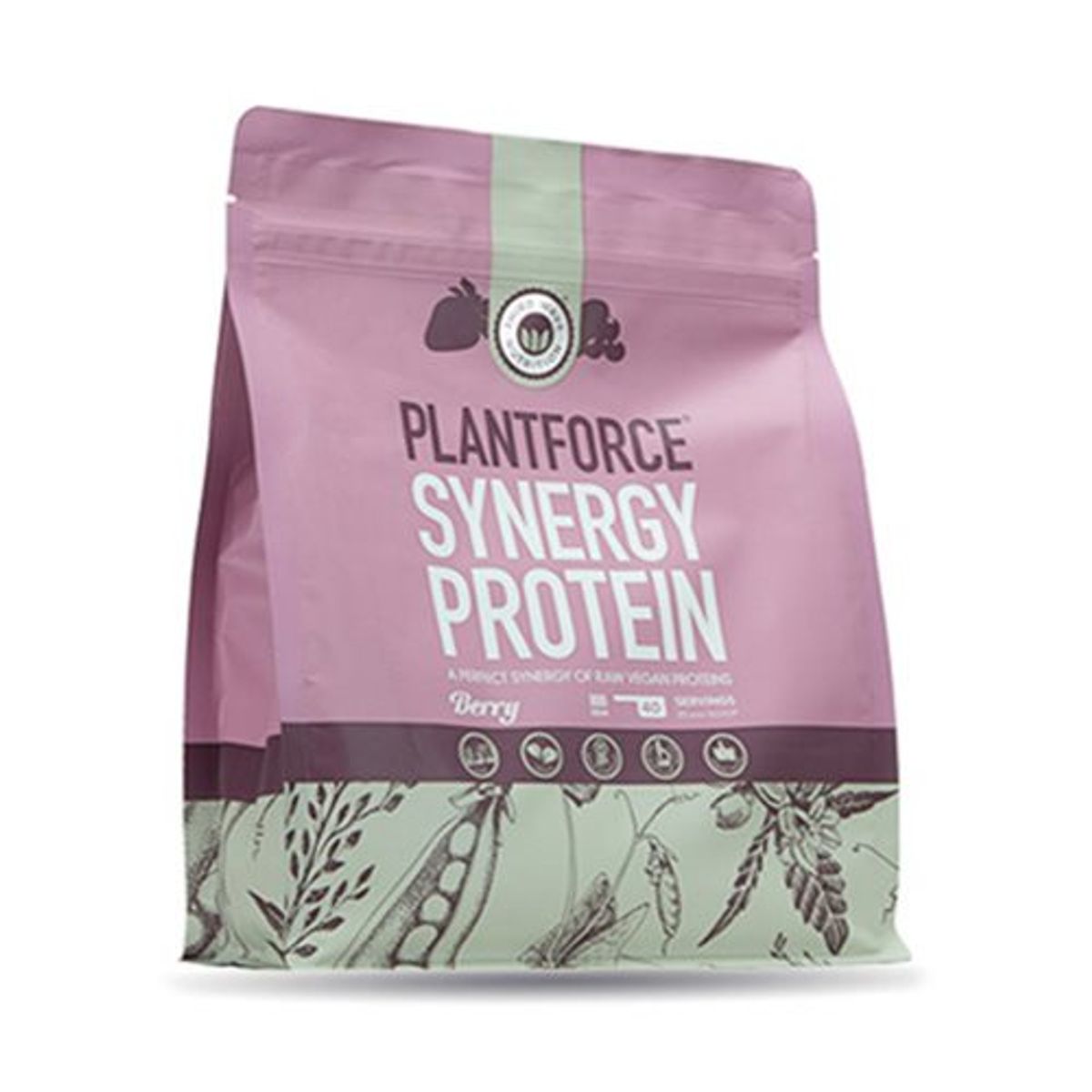 Plantforce Protein bær Synergy, 400g