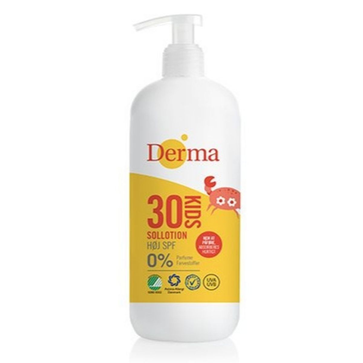 Derma kids sollotion Spf30, 500ml.