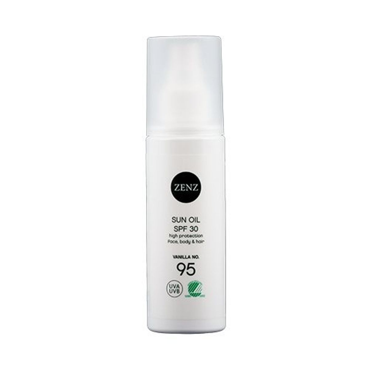 Zenz Organic Sun oil SPF 30 No. 95 Vanilla Pure, 150 ml.