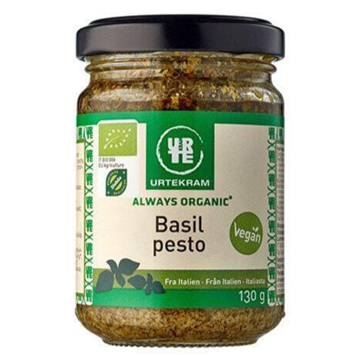 Urtekram Økologisk grøn Pesto, 130g.