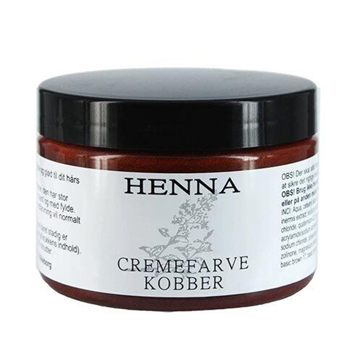 Henna Cremefarve - Kobber, 120ml.