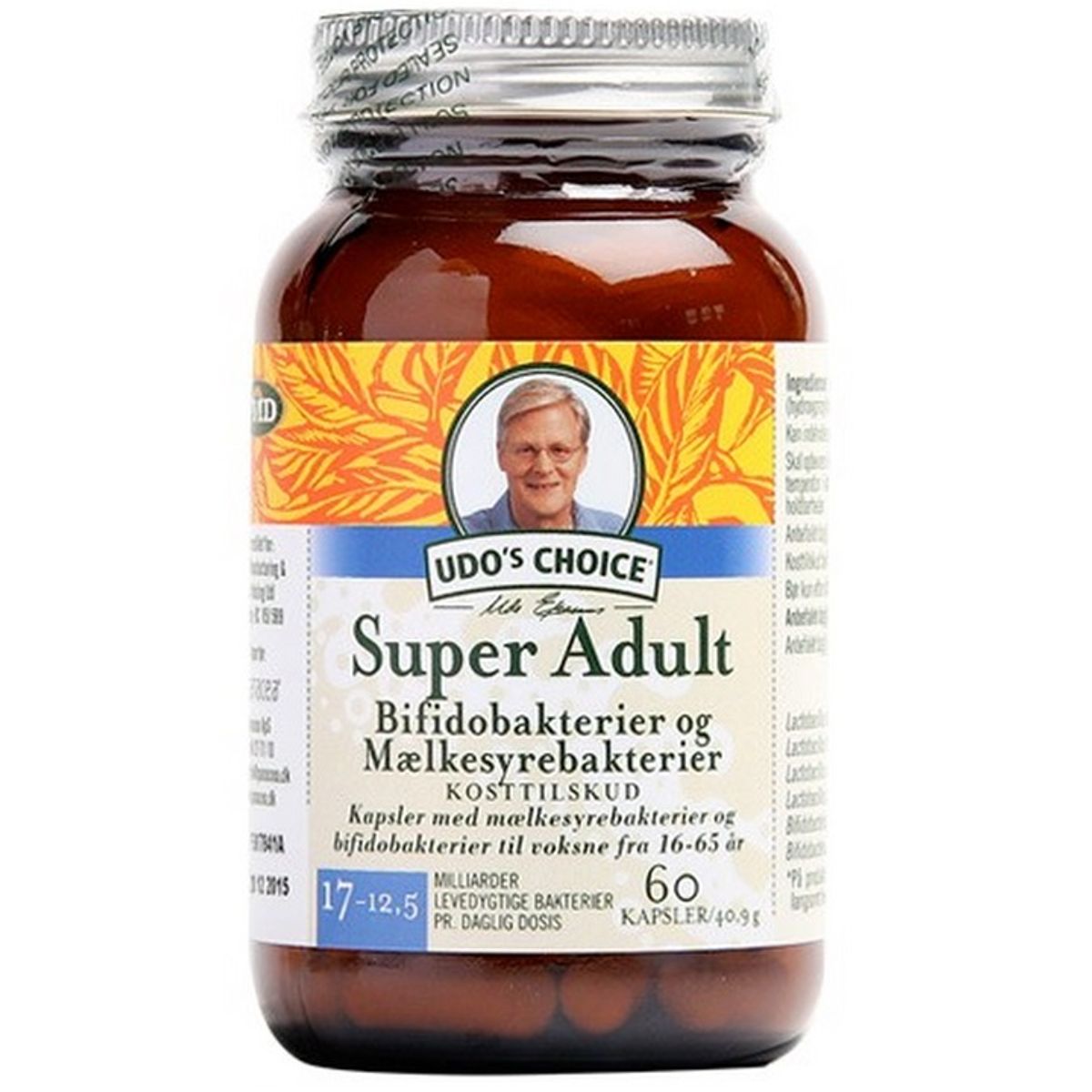 Udo´s Choice Super-Adult mælkesyrebakterier, 60kap.