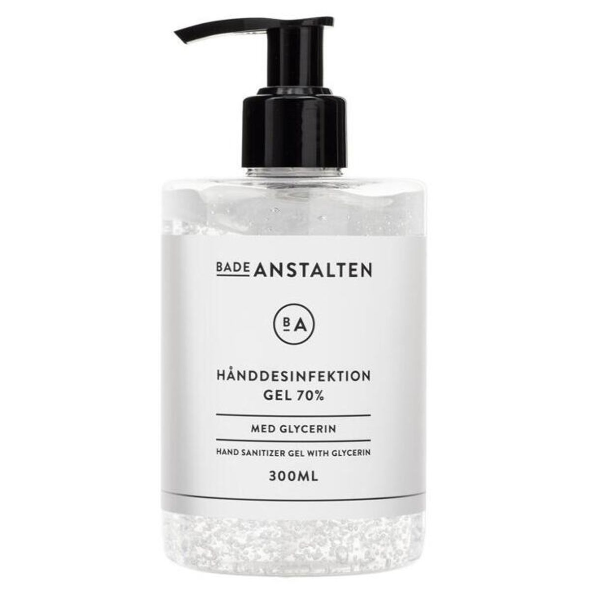 Badeanstalten Hånddesinfektion Gel 70%, 300ml.