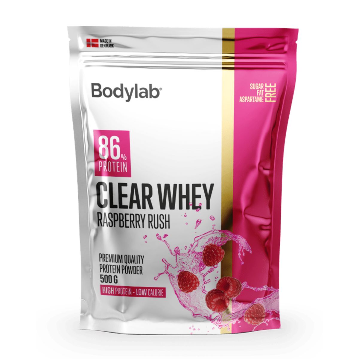 Bodylab Clear Whey Raspberry Rush, 500 g.