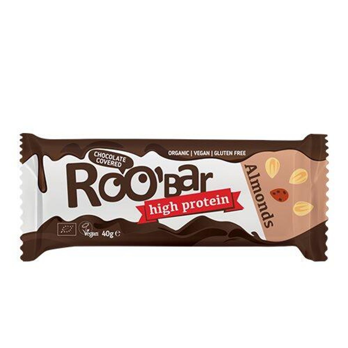 Roobar Choko Mandel Protein Ø, 40g