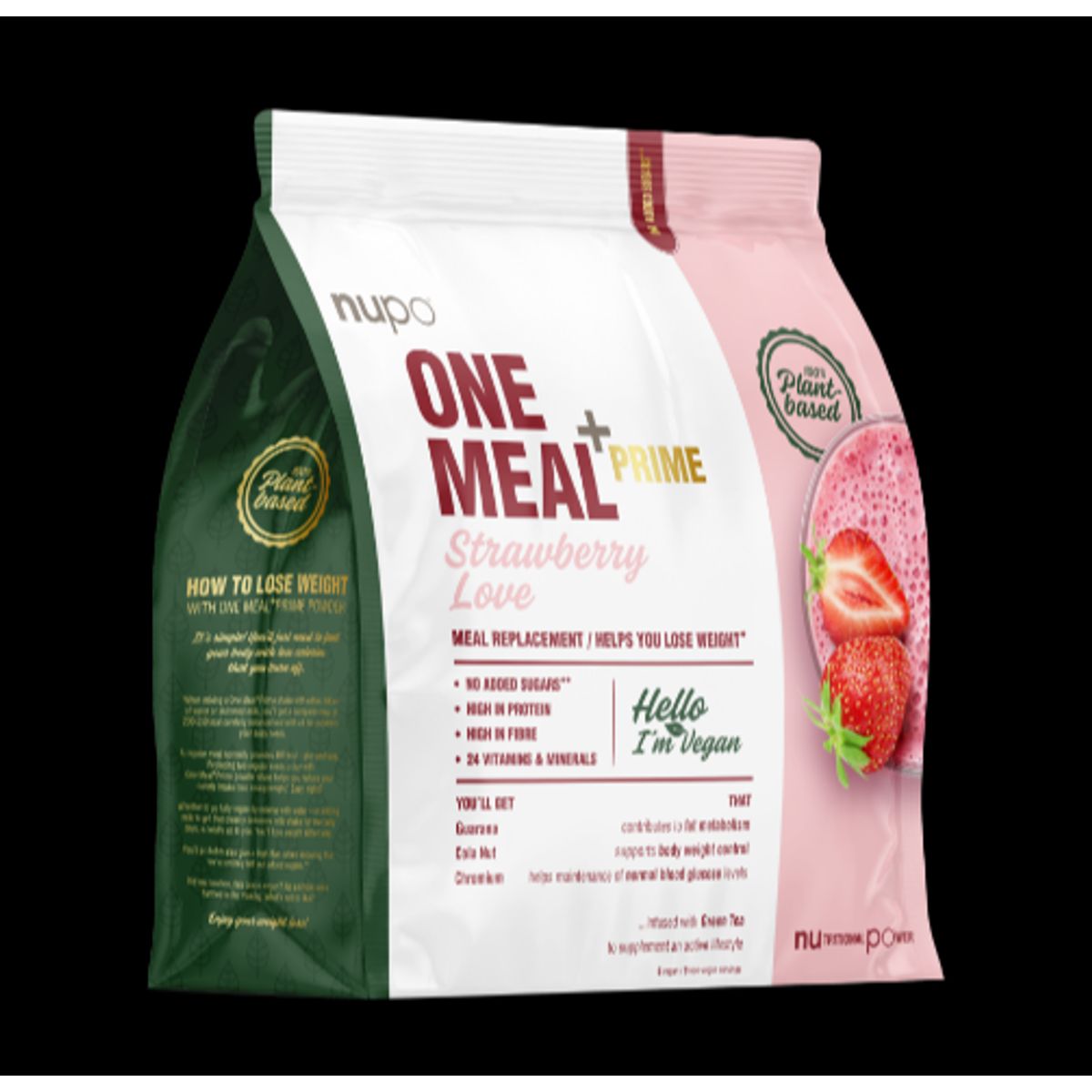 Nupo One Meal +Prime Strawberry Love, 6/9 port.