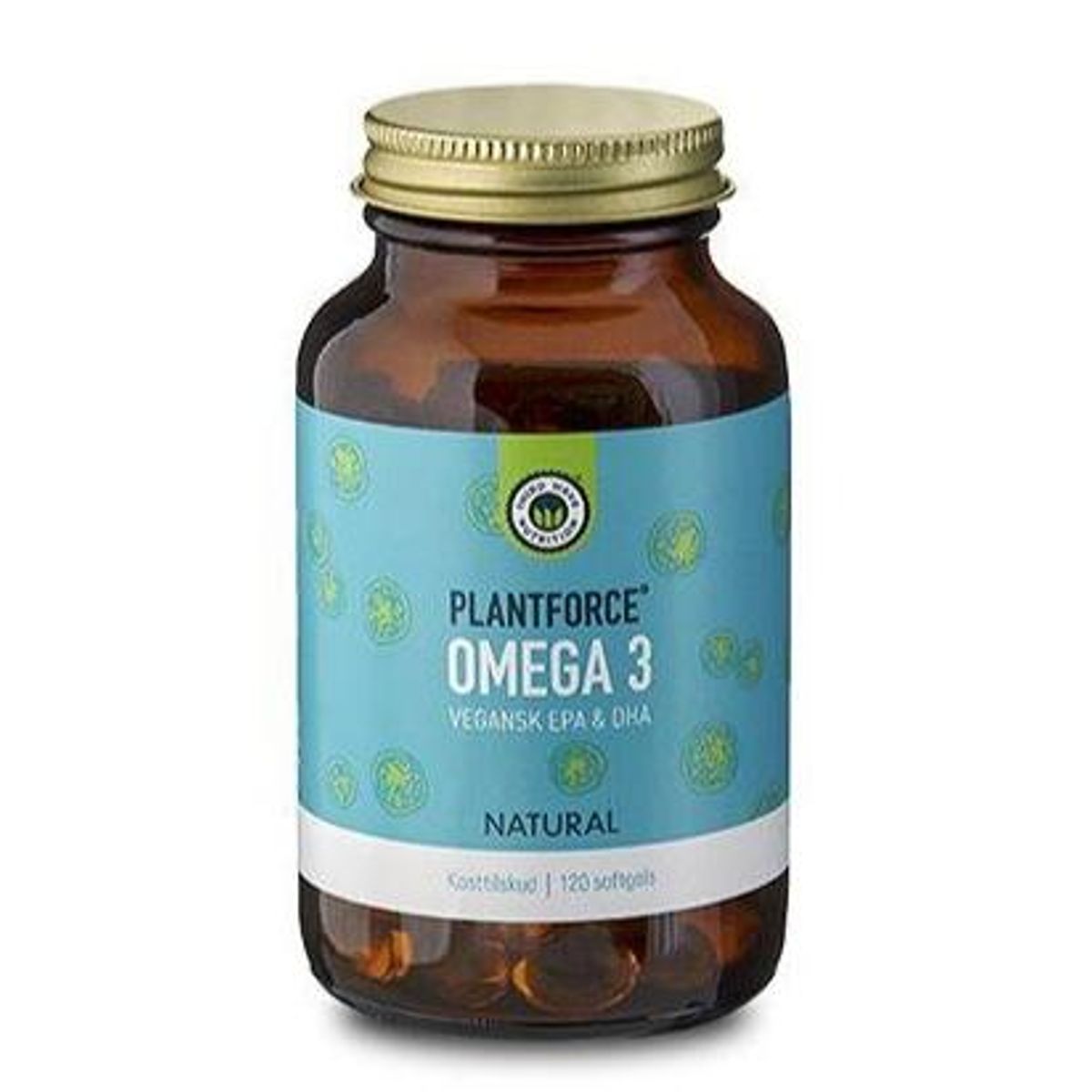 Plantforce Omega 3 (Vegansk EPA & DHA), 120stk