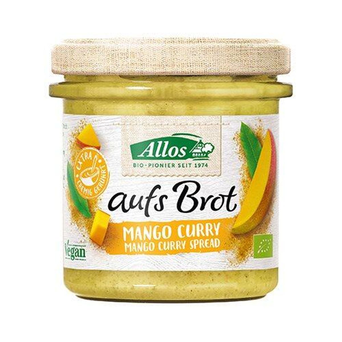 Allos Smørepålæg Ø Aufâ©s Brot Mango- Karry, 140g