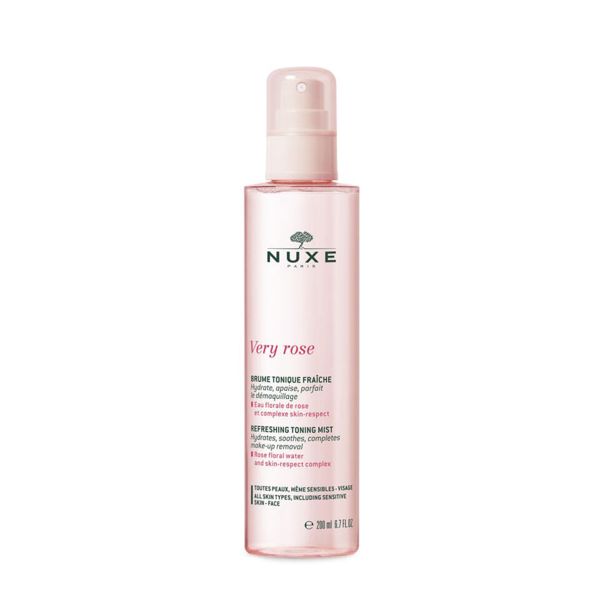 Nuxe Very Rose Tonic Mist, 200ml.