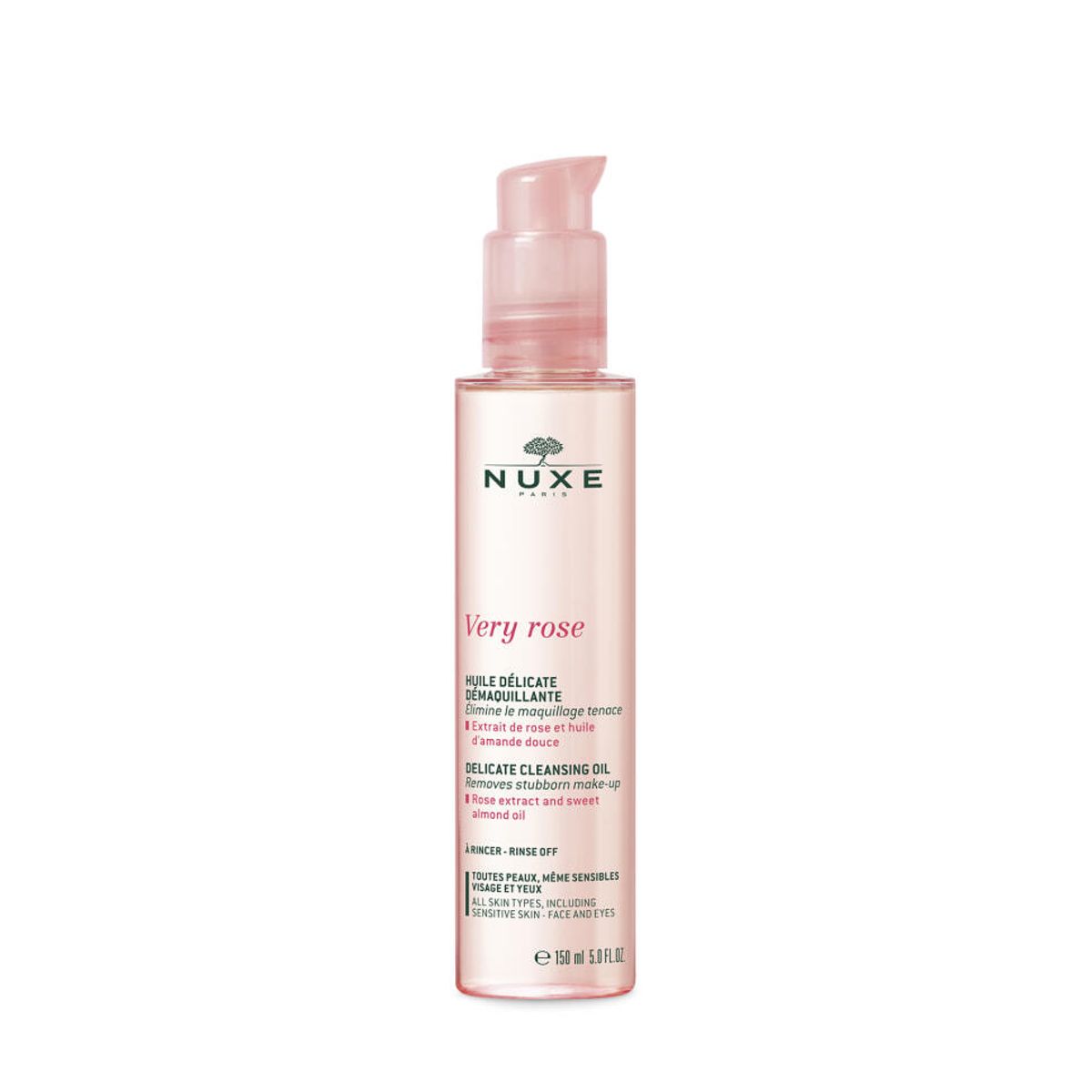 Nuxe Very Rose Cleansing Oil, 150ml.