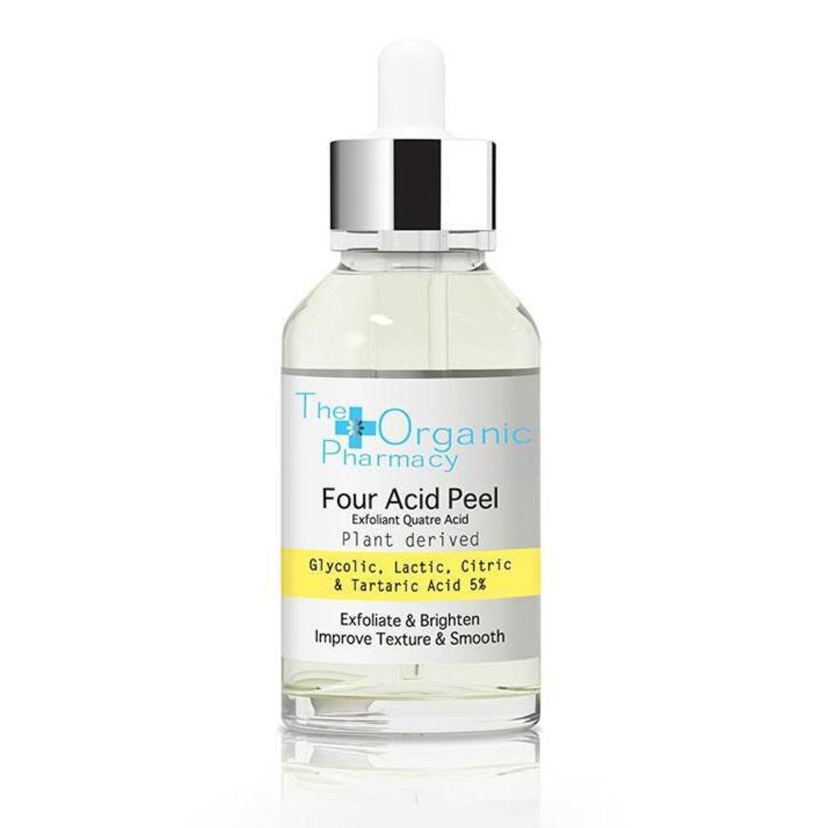 The Organic Pharmacy Four Acid Peel Serum, 30ml.