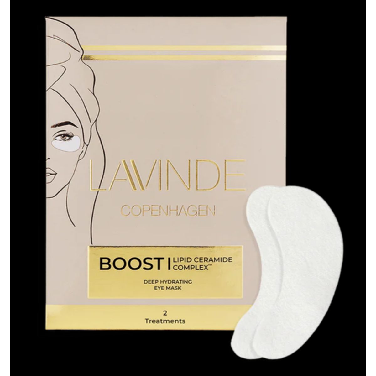 Lavinde BOOST - DEEP HYDRATING EYE MASK, 2 treatments.