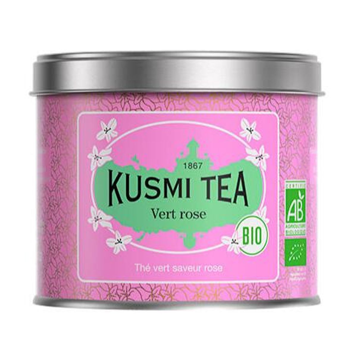 Kusmi Green Rose Øko, 100g.