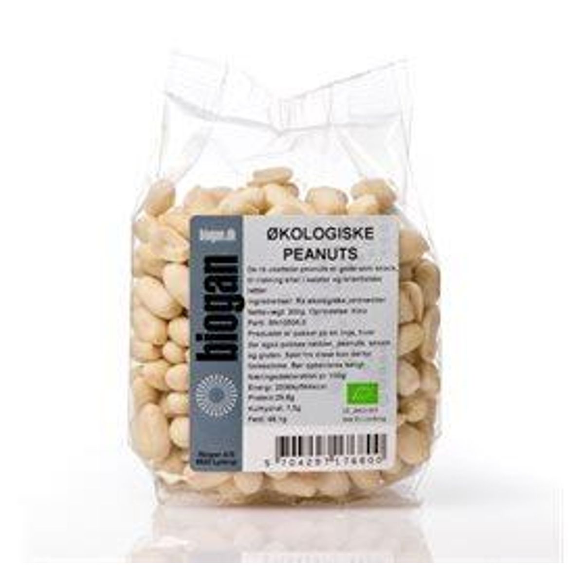 Peanuts rå Ø, 200 g.