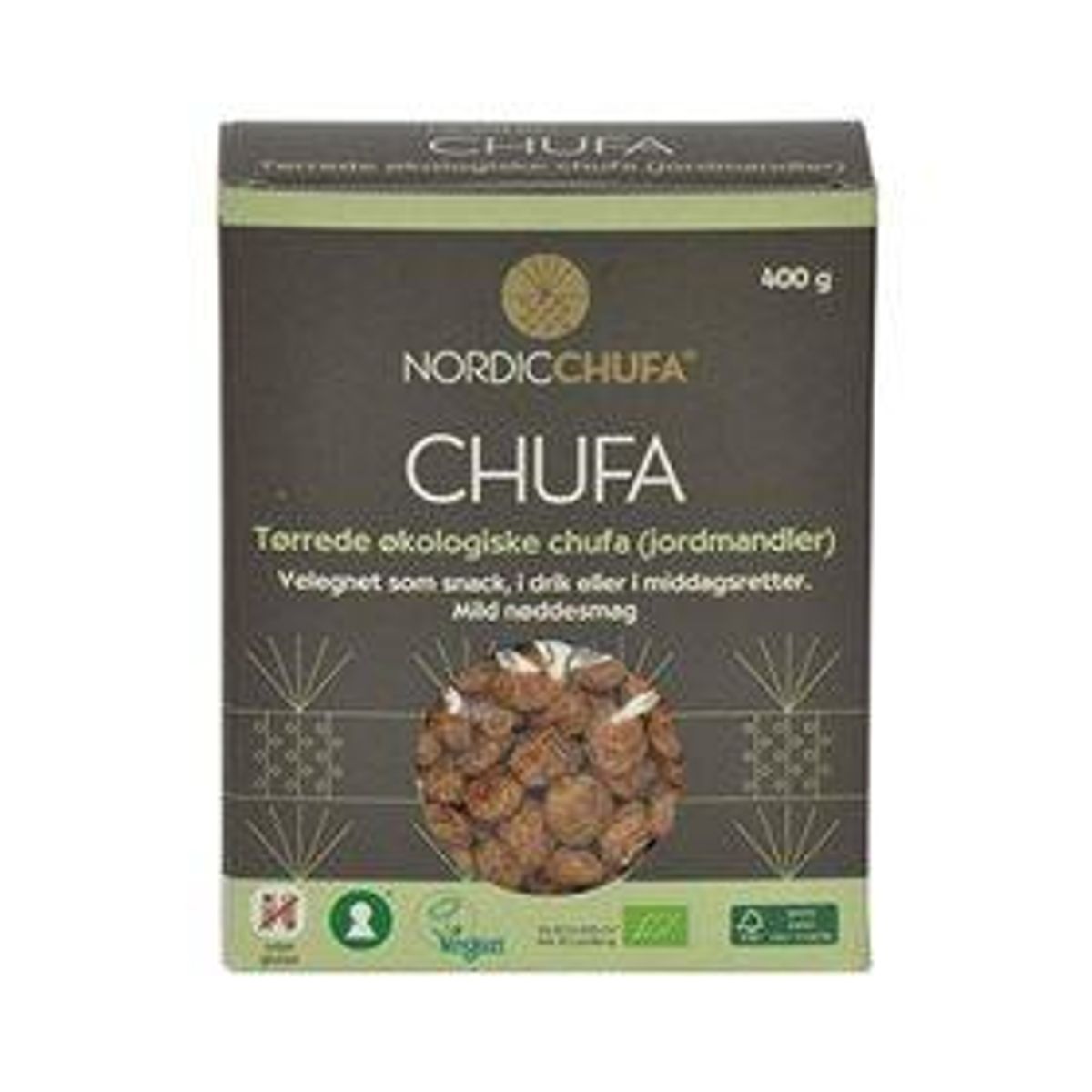 Chufa jordmandler glutenfri Ø, 400 g.