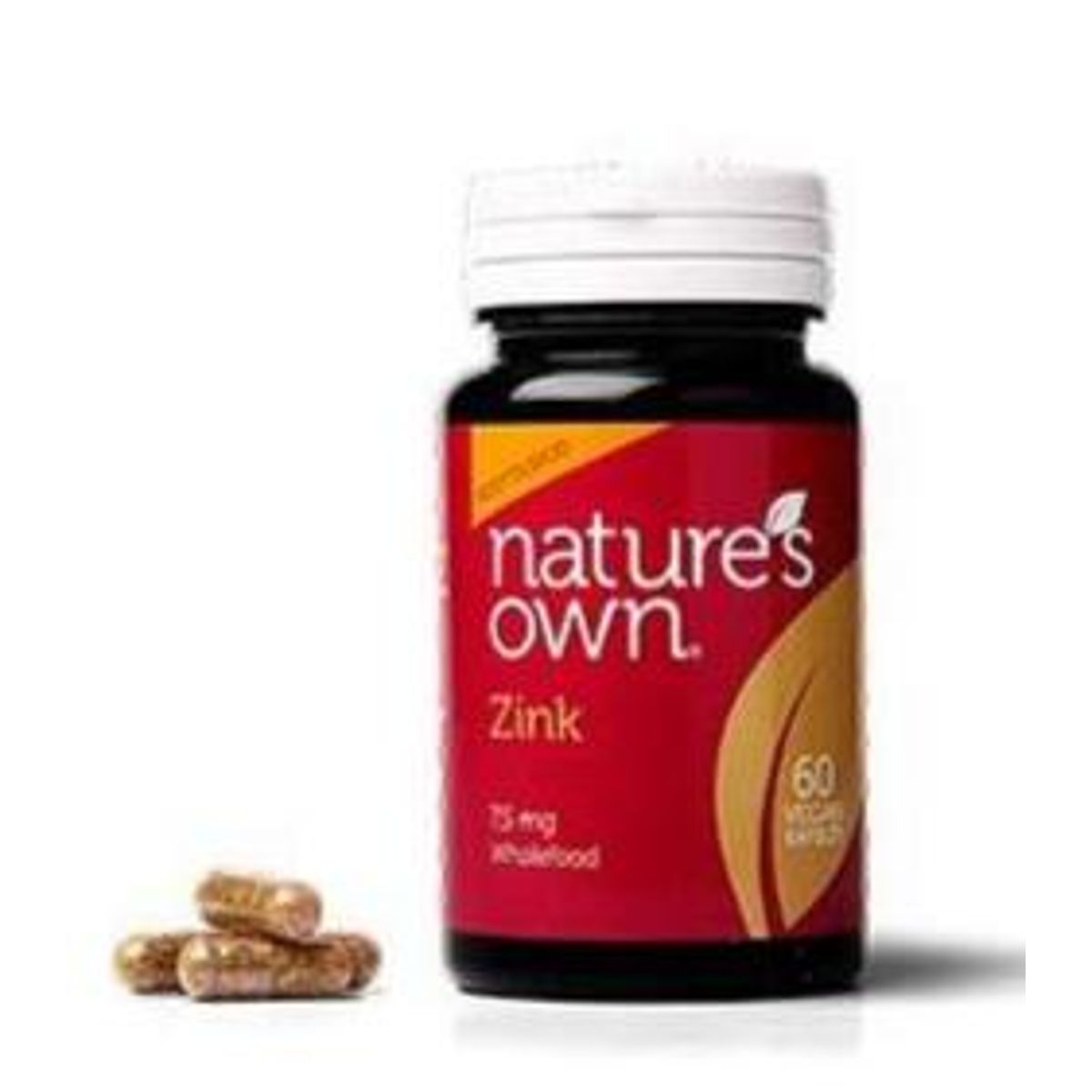 Natures Own Zink Wholefood, 60kap