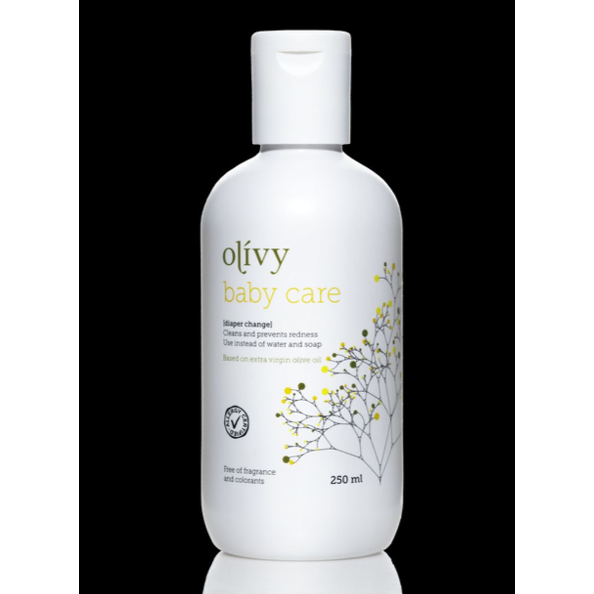 Olivy Baby Care til bleskift, 250ml.