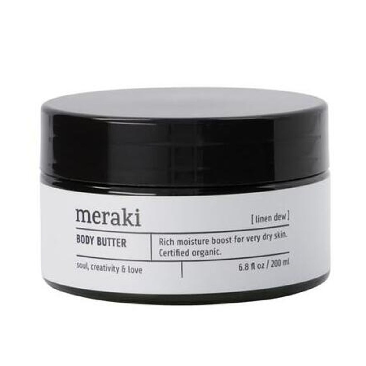 Meraki Body Butter Linen Dew, 200ml.