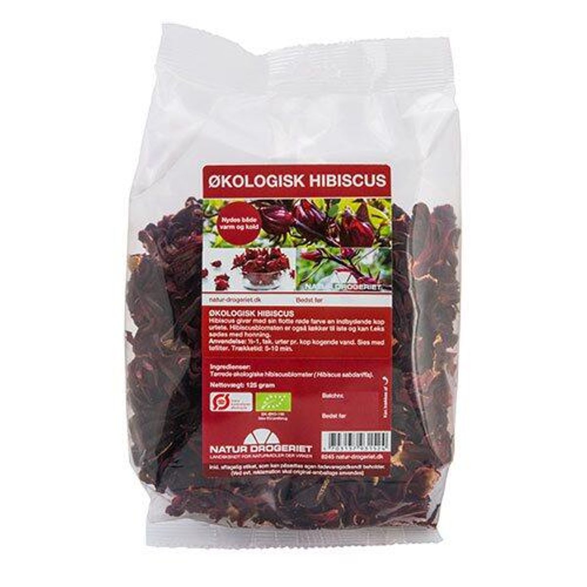 Hibiscus hel Ø, 125g