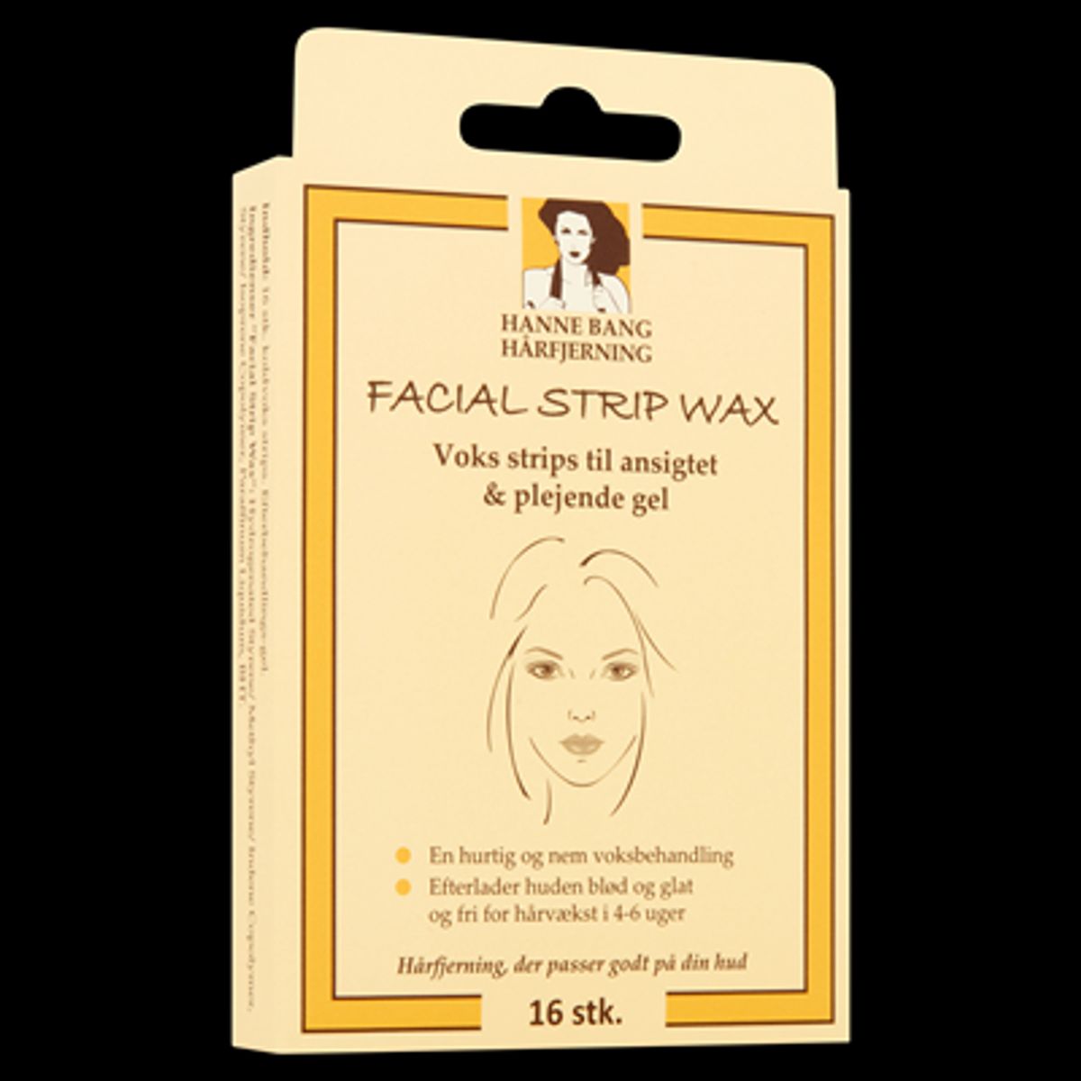 Hanne Bang Facial Strip Wax, 16stk.