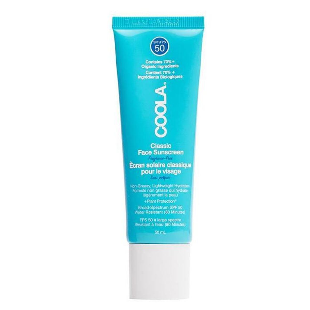 Coola Classic Face Lotion Fragrance-Free SPF50, 50ml.