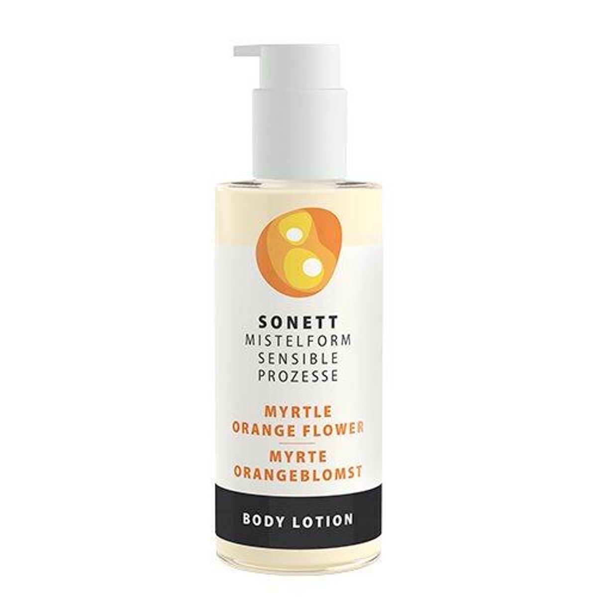 Sonett Bodylotion Myrte/Orangeblomst, 145ml.