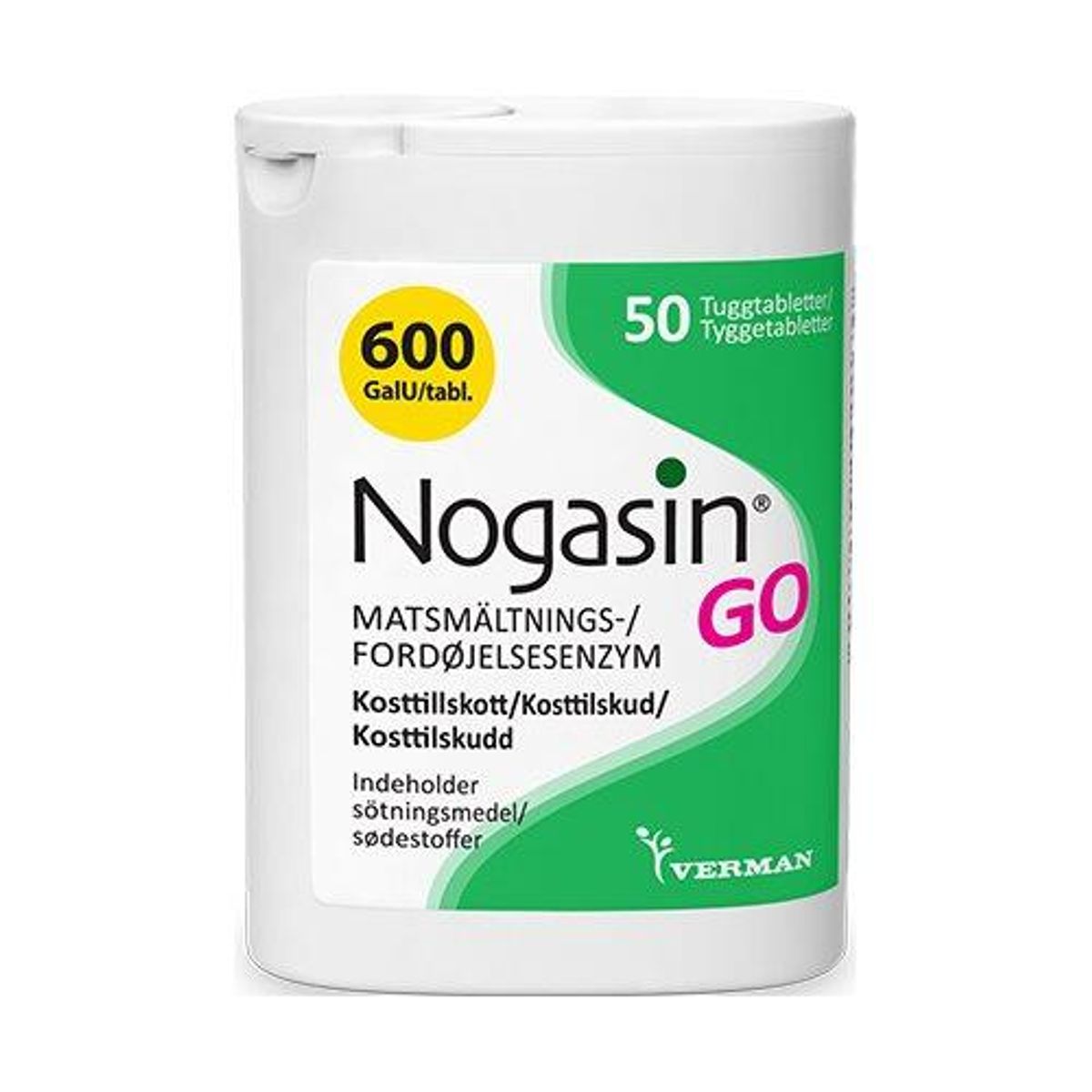 Verman Nogasin GO, 50tab.