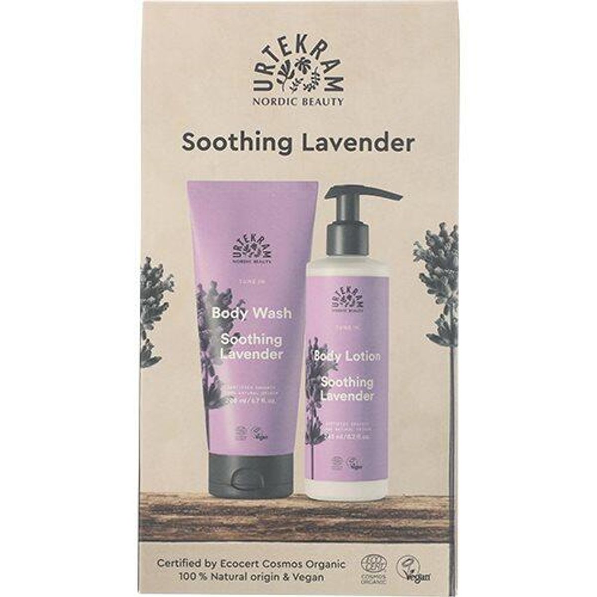 Urtekram Gaveæske Soothing Lavender Body Lotion & Body Wash