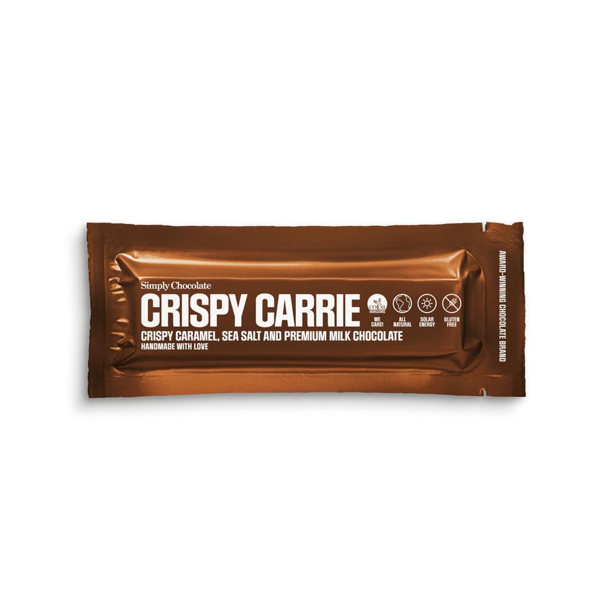 Simply Chocolate Crispy Carrie, 40g.