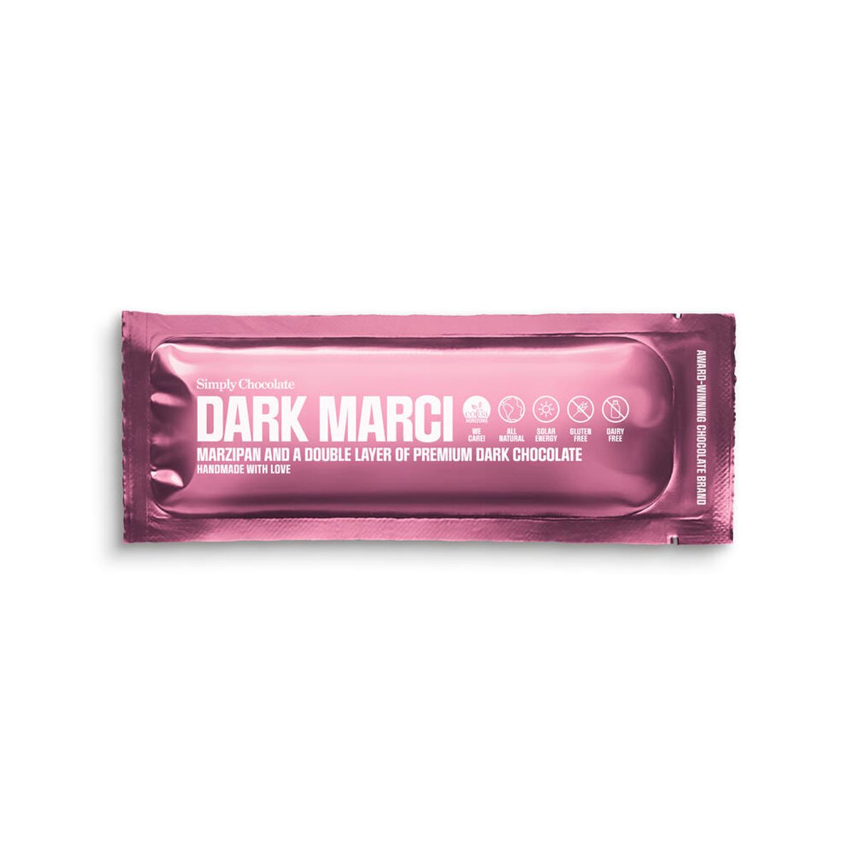 Simply Chocolate Dark Marci, 40g.