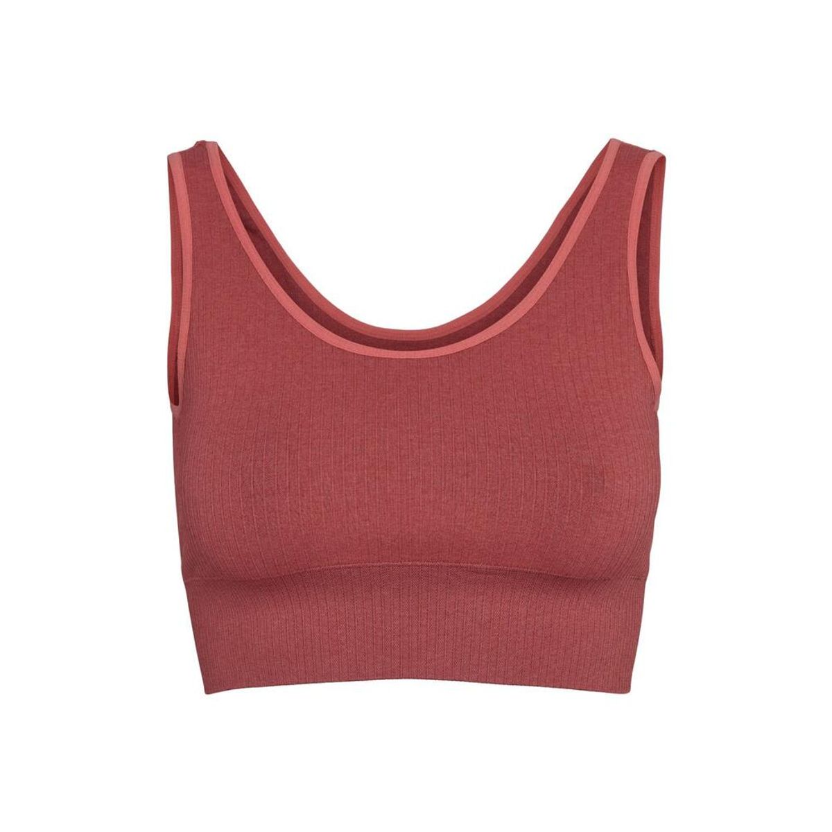 Bella Beluga Ribbed Cropped Top, Rosa