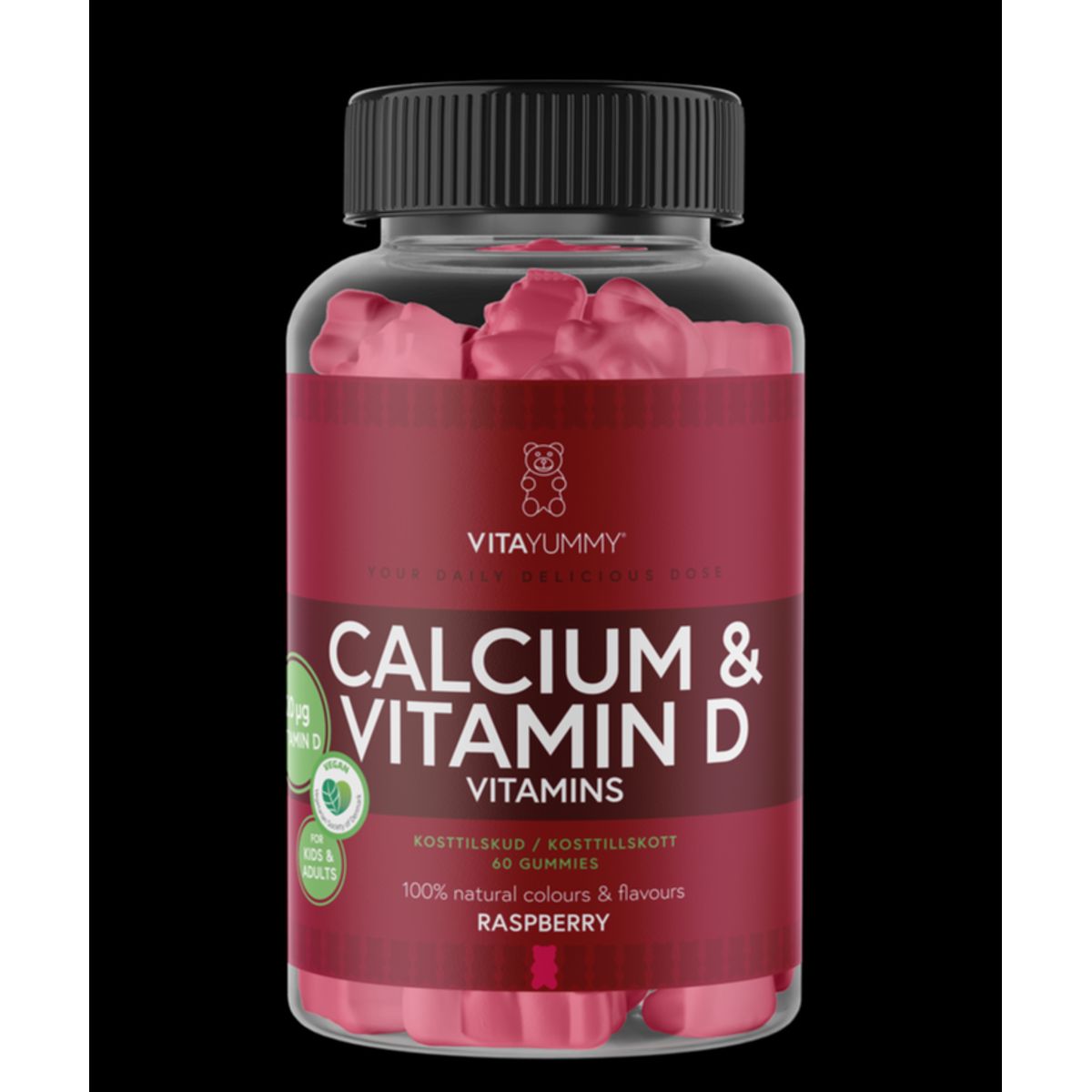 VitaYummyCalcium + D vitamin, 60stk.