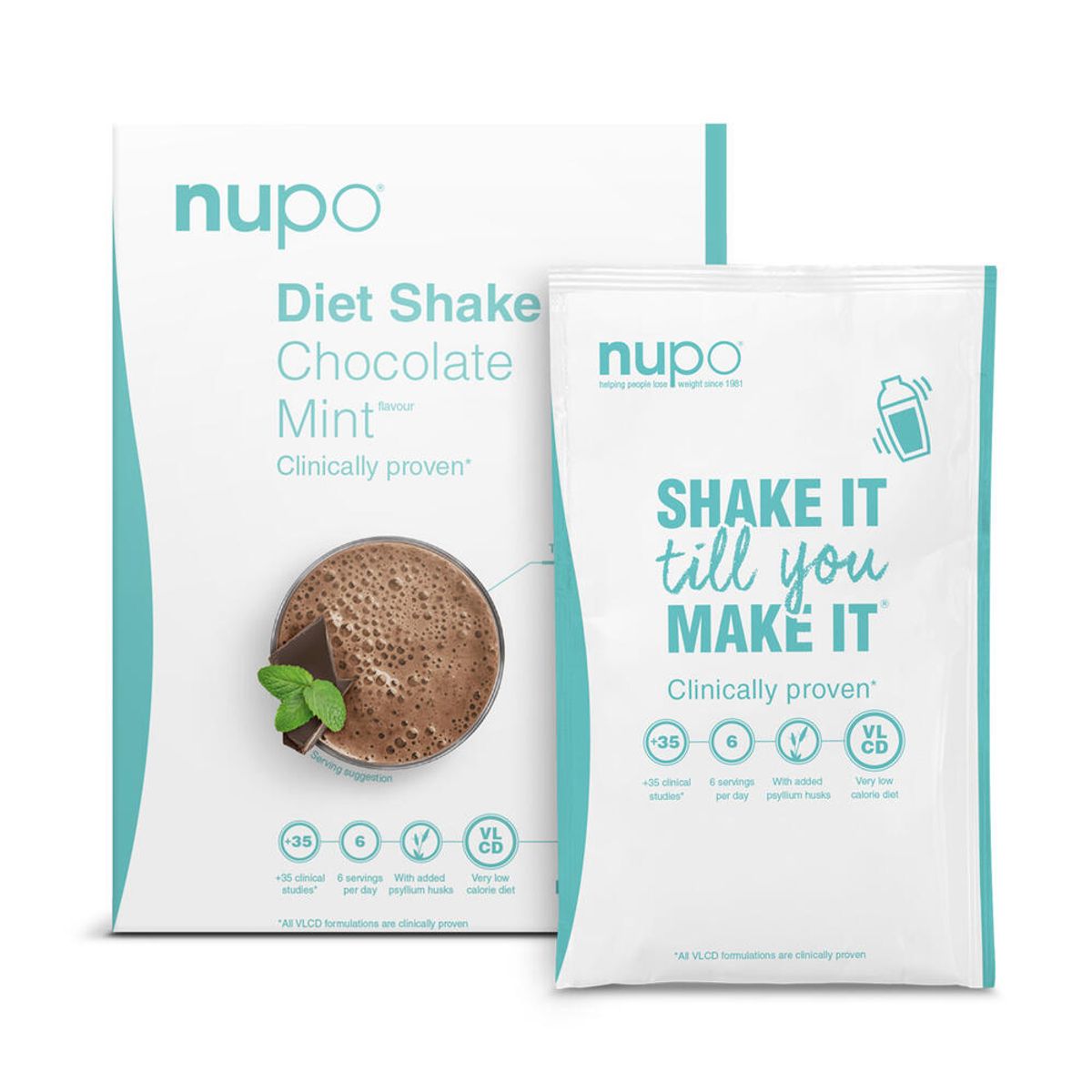 Nupo Diet Shake Mint, 10 port.