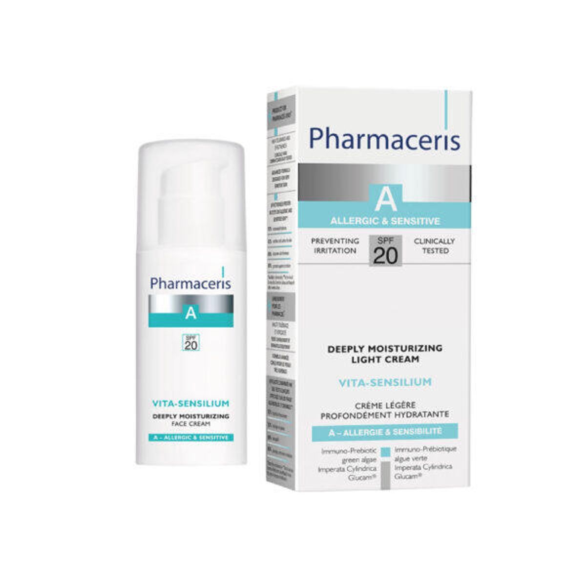 Pharmaceris A Vita- sensilium Dybdefugtende ansigtscreme SPF 20, 50ml.