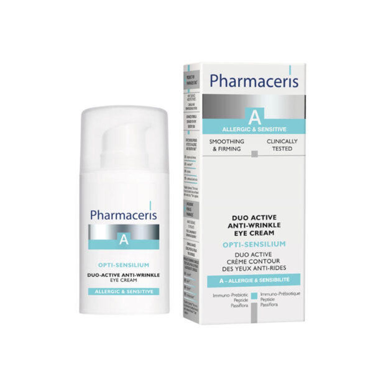 Pharmaceris A OPTI-SENSILIUM Duoaktiv anti-rynke øjencreme, 15ml.