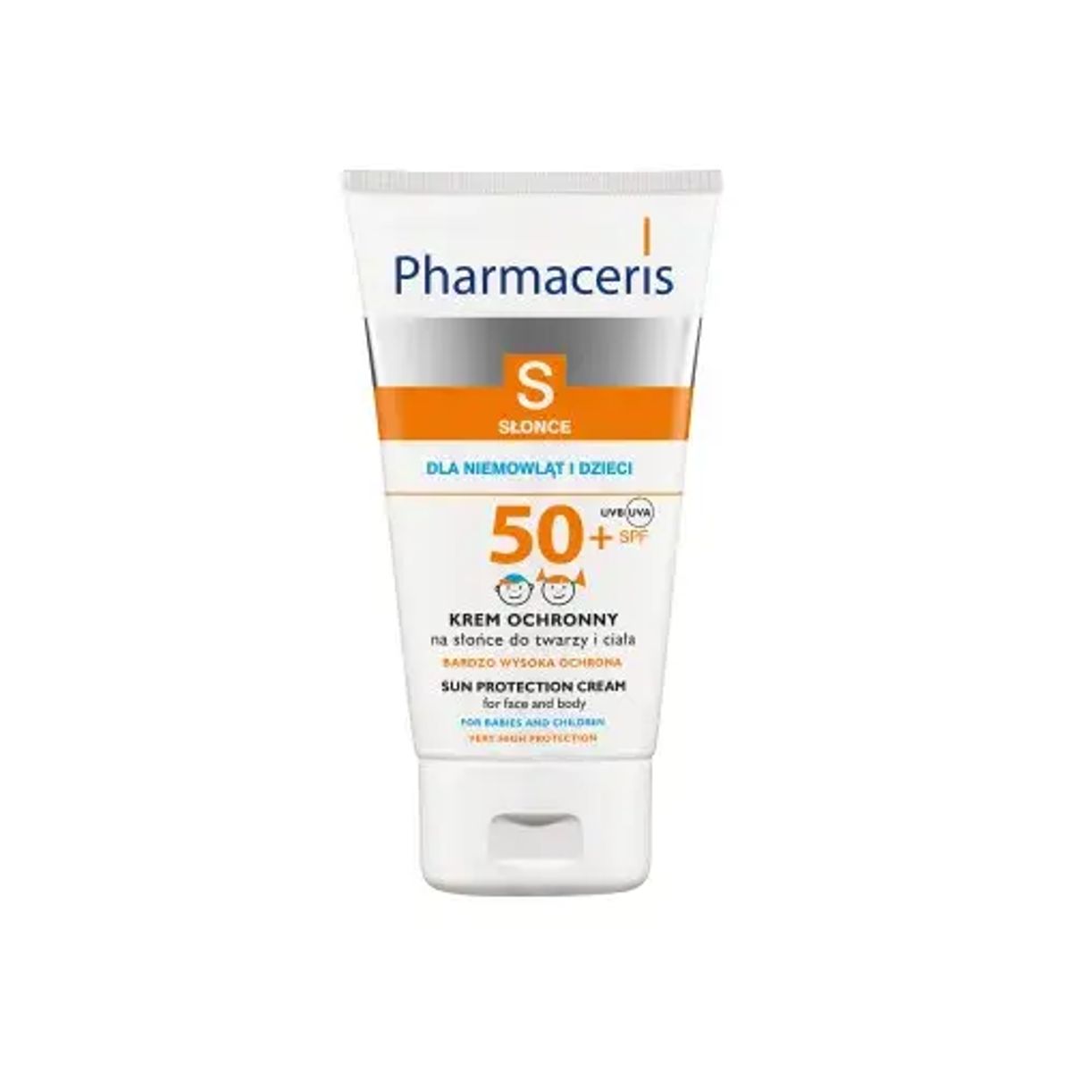 Pharmaceris S Blid solbeskyttende ansigtscreme til børn og nyfødte, SPF 50+, 125ml