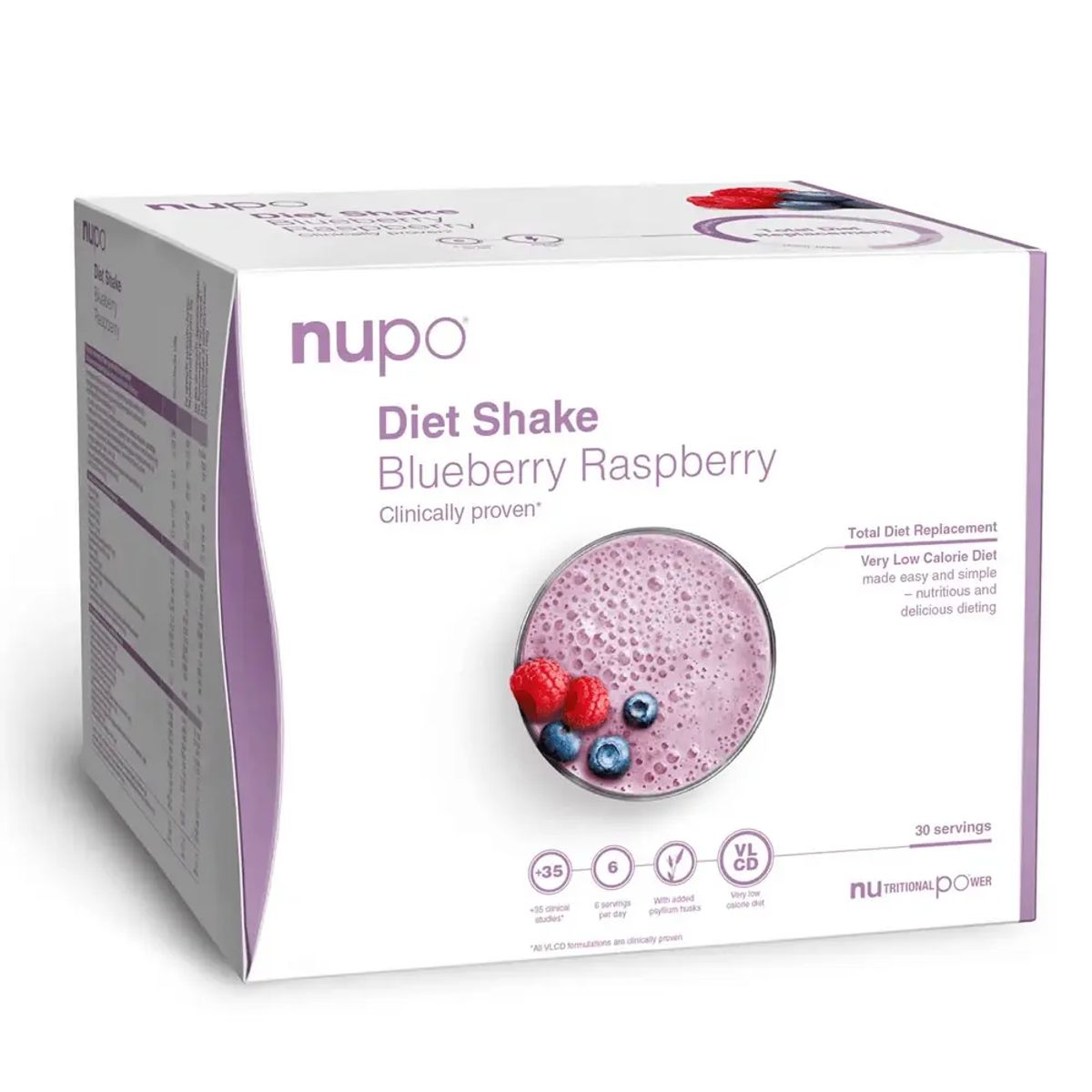 Nupo Diet Value Pack Blueberry Raspberry, 30 port.