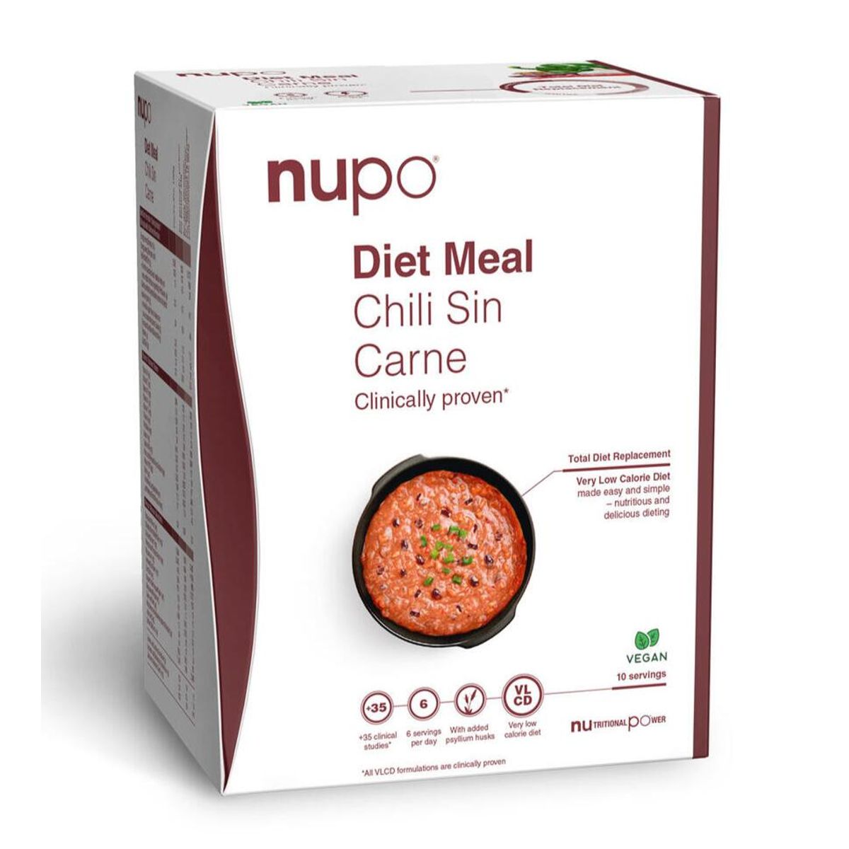 Nupo Diet Meal Chili Sin Carne, 10port.