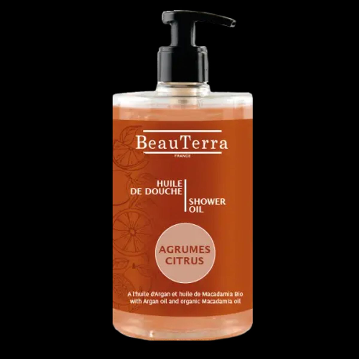 Beau Terra Shower Oil - Citrus, 750ml