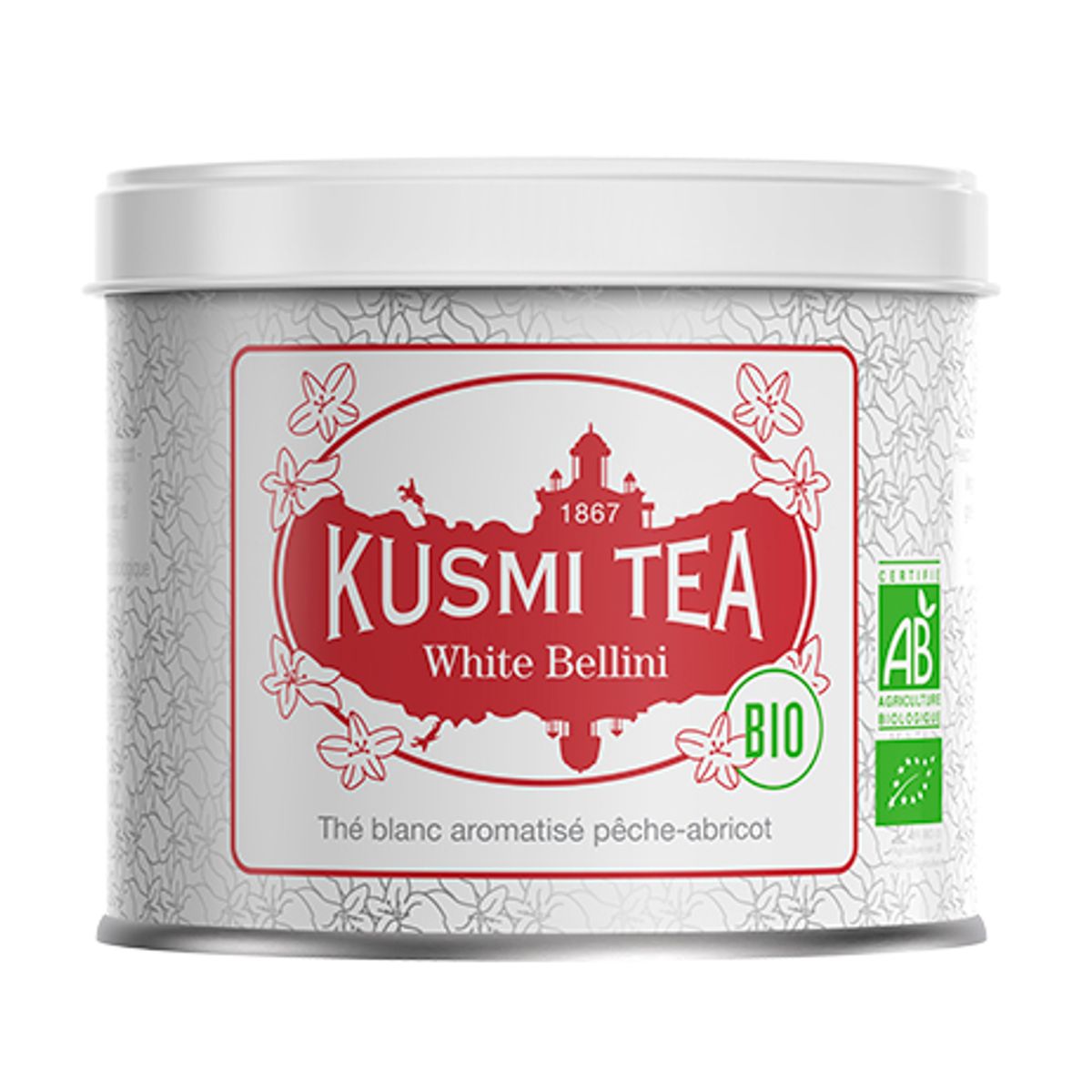 Kusmi White Bellini Øko, 90g.