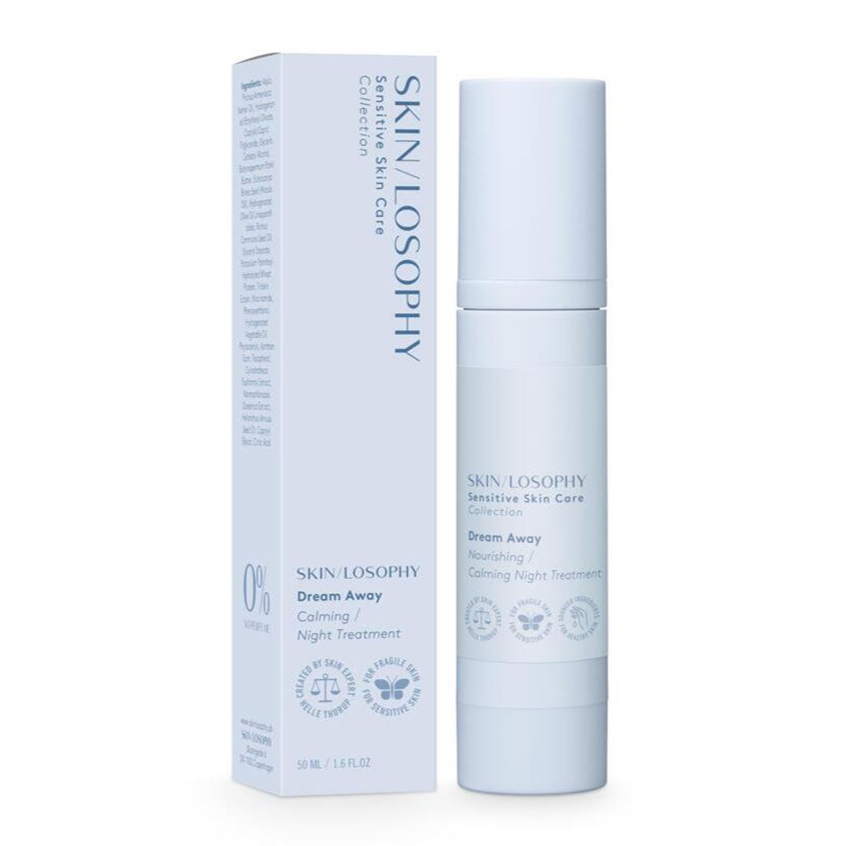 Skin/Losophy Dream Away Nourishing and Calming Night Treatment, 50ml.