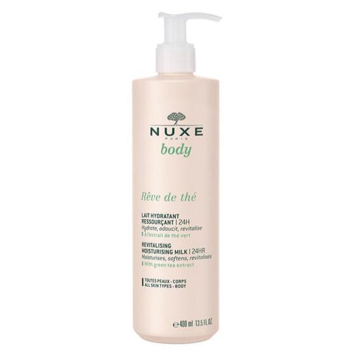 Nuxe Body RÃªve de Thé Revitalising Moisturising Milk 24HR, 400ml.