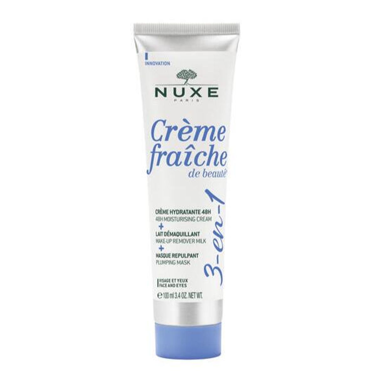 Nuxe CrÃ¨me FraÃ®che 3-In-1 Face Cream, Cleanser & Mask, 100ml.