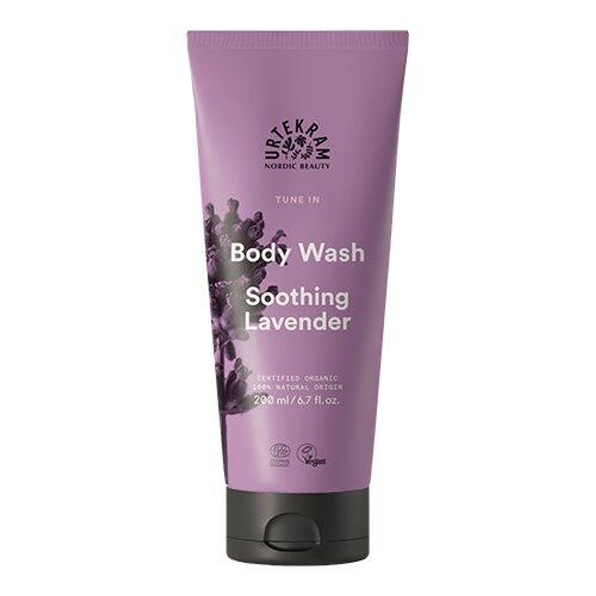 Urtekram Body Wash Soothing Lavender, 200ml