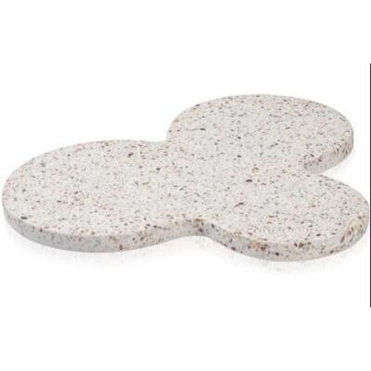 Humdakin MILAN Terrazzo Plade, rød/beige