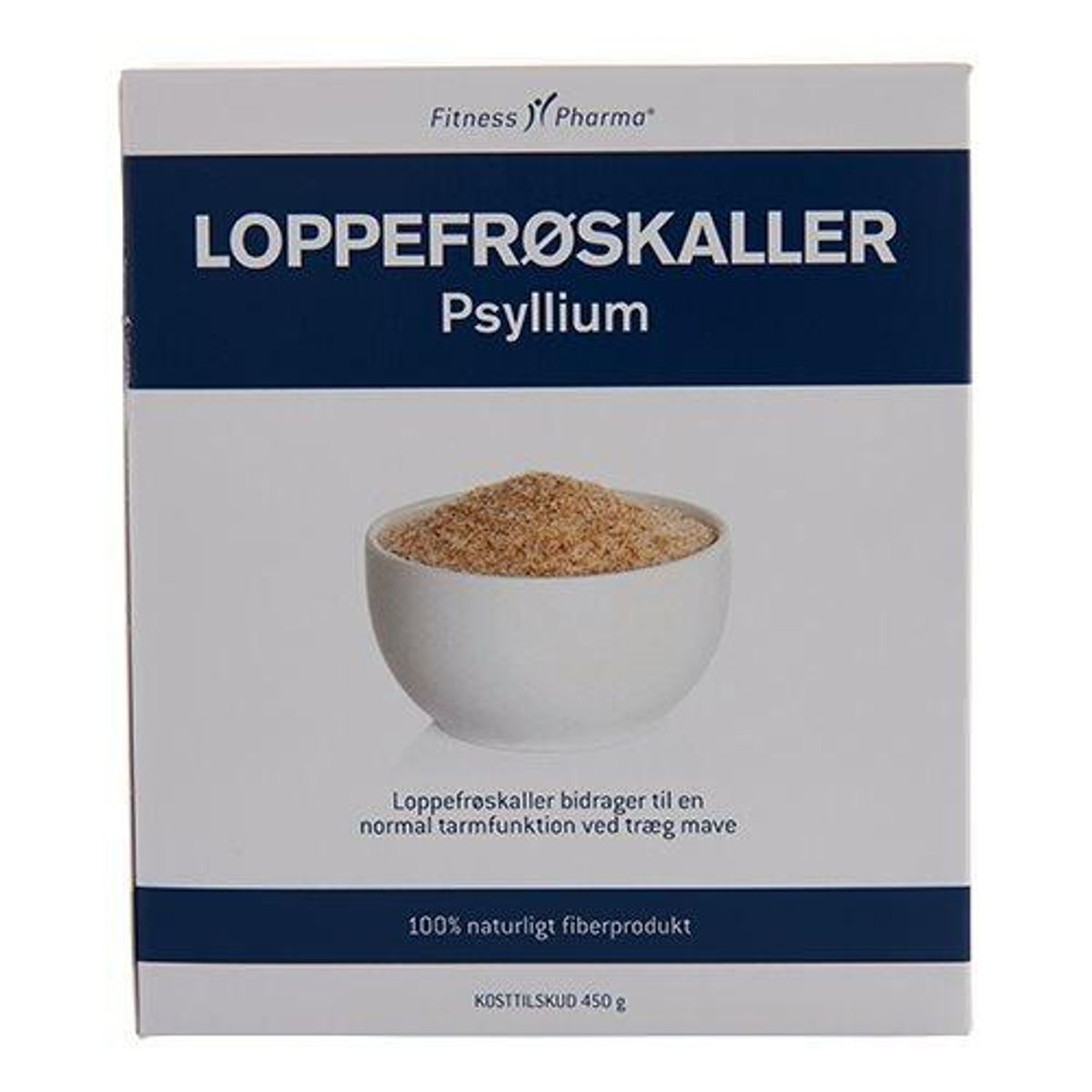 Fitness Pharma Loppefrøskaller Psyllium, 450g