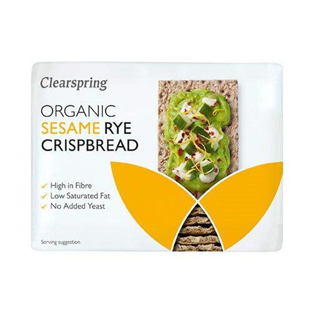 Clearspring Rugknækbrød m. sesam Ø, 200g